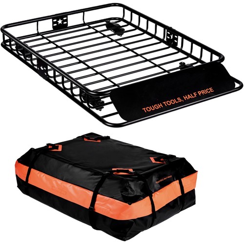 Car roof rack cargo basket - roof,