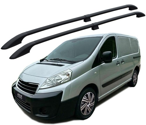 Black aluminium roof rack - black,