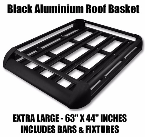 Large black aluminium roof - black,