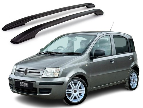 Black aluminium roof rack - black,