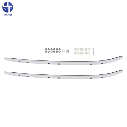 Silver aluminium roof rails - silver,
