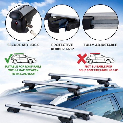 Aluminium roof rack bars - aluminium,